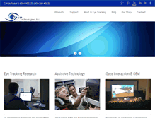 Tablet Screenshot of eyegaze.com